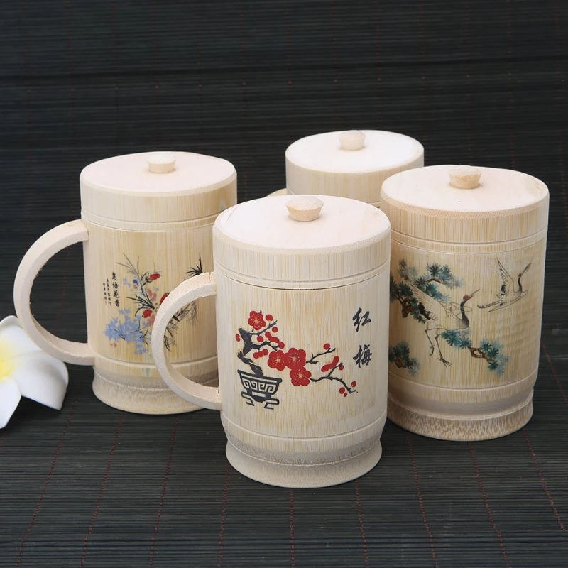 Traditional Chinese Painting Handmade Natural Bamboo Cup Lid Set For Tea Water #0622
Traditional Chinese Painting Handmade Natural Bamboo Cup Lid Set For Tea Water #0622
