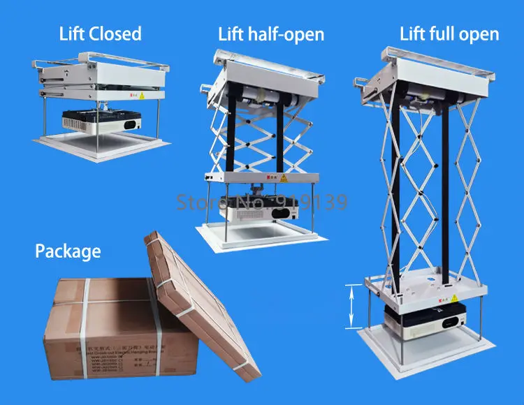 3 ways scissor projector lift pic 4