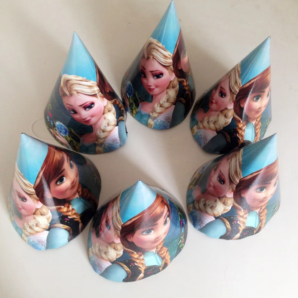 6pcs/set frozen Anna Elsa Paper Cap Happy Birthday Decoration Theme Party Supply Festival For Kids Girls Princess
6pcs/set frozen Anna Elsa Paper Cap Happy Birthday Decoration Theme Party Supply Festival For Kids Girls Princess