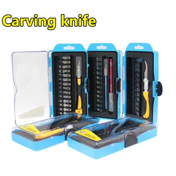 1 Set Metal Handle Scalpel Blade Knife Wood Paper Cutter Craft Pen Engraving Cutting Supplies DIY Stationery Utility Knife
1 Set Metal Handle Scalpel Blade Knife Wood Paper Cutter Craft Pen Engraving Cutting Supplies DIY Stationery Utility Knife