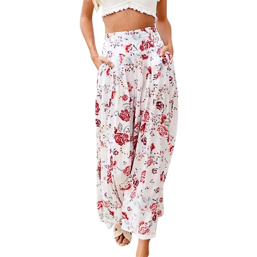 Wide Leg Pants Women Summer 2019 New Style Fashion High Waist Printing Bohemia Elastic Waist Casual Pants Wide Leg Pant 4.10
Wide Leg Pants Women Summer 2019 New Style Fashion High Waist Printing Bohemia Elastic Waist Casual Pants Wide Leg Pant 4.10
