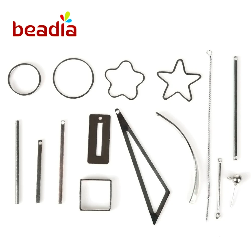 DIY Handmade Women Fashion Earring Jewelry Making Findings Mixed Round Star Rhodium Connects Clasps Hooks Earrings Accessories
DIY Handmade Women Fashion Earring Jewelry Making Findings Mixed Round Star Rhodium Connects Clasps Hooks Earrings Accessories