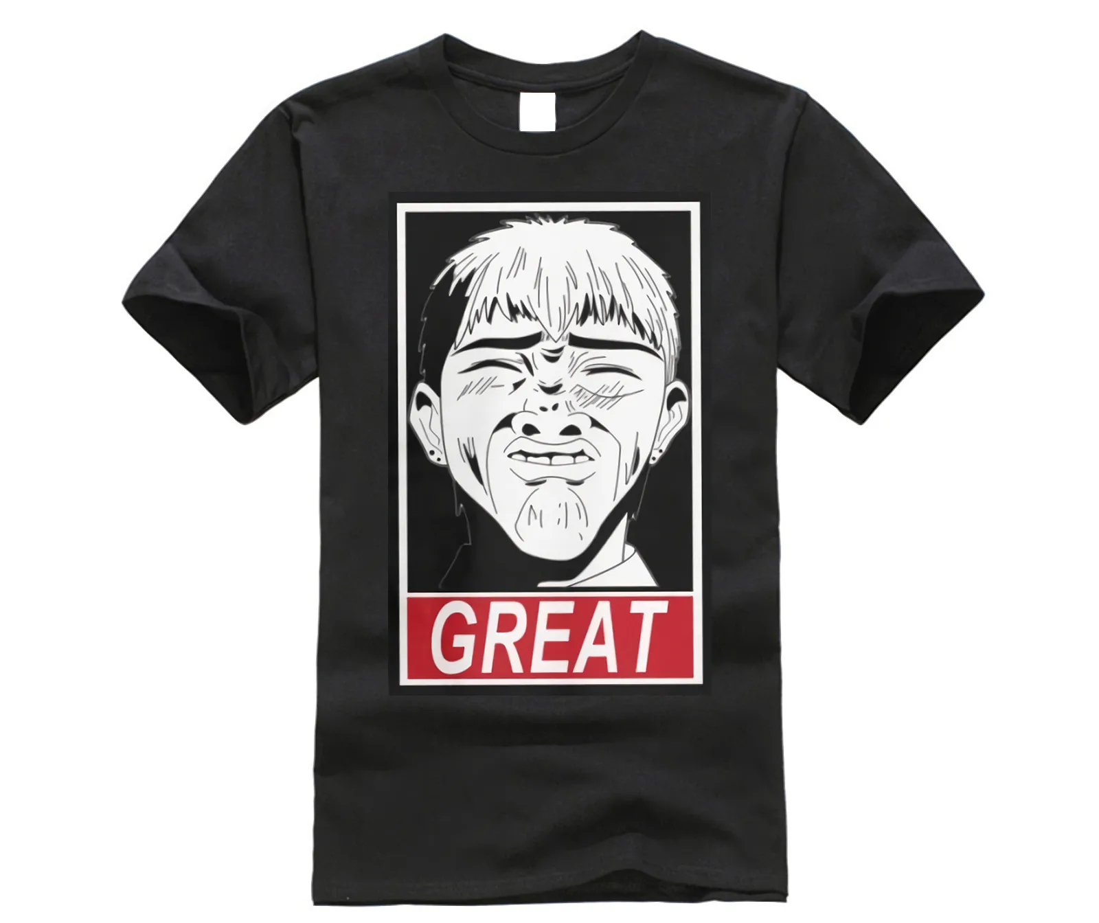 GTO Great Teacher Onizuka Great Purified Cotton Tees Funny Short Sleeve T-Shirts Mens Round Neck T Shirts Breathable
GTO Great Teacher Onizuka Great Purified Cotton Tees Funny Short Sleeve T-Shirts Mens Round Neck T Shirts Breathable
