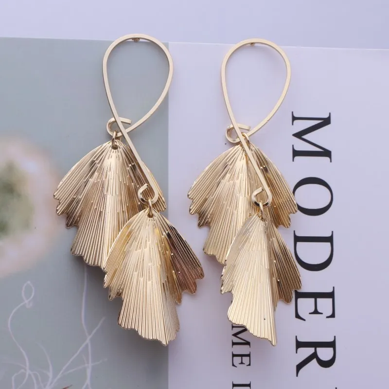 EK212 Big Leaf Drop Earring for Women Vintage Geometric Metal Exaggerated Earring Ladies Earring Party Jewelry pendientes
EK212 Big Leaf Drop Earring for Women Vintage Geometric Metal Exaggerated Earring Ladies Earring Party Jewelry pendientes