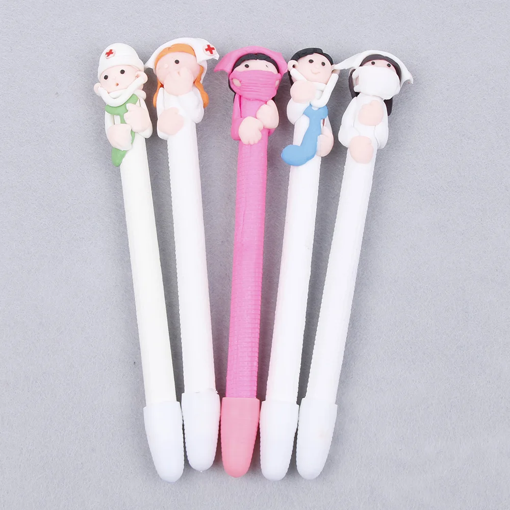 Cute Cartoon Doctor Nurse Ballpoint Pen 0.5mm Pen Tip Black Refill Writing Gift Stationery School Office Student Ball Point Pen
Cute Cartoon Doctor Nurse Ballpoint Pen 0.5mm Pen Tip Black Refill Writing Gift Stationery School Office Student Ball Point Pen