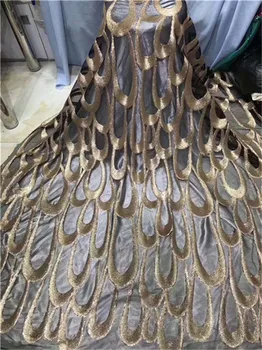 Most popular Heavy French Dress Tulle Lace Latest Black/Gold African Sequin Embroidered Net Lace 2019 Luxury Wedding Lace Fabric
Most popular Heavy French Dress Tulle Lace Latest Black/Gold African Sequin Embroidered Net Lace 2019 Luxury Wedding Lace Fabric
