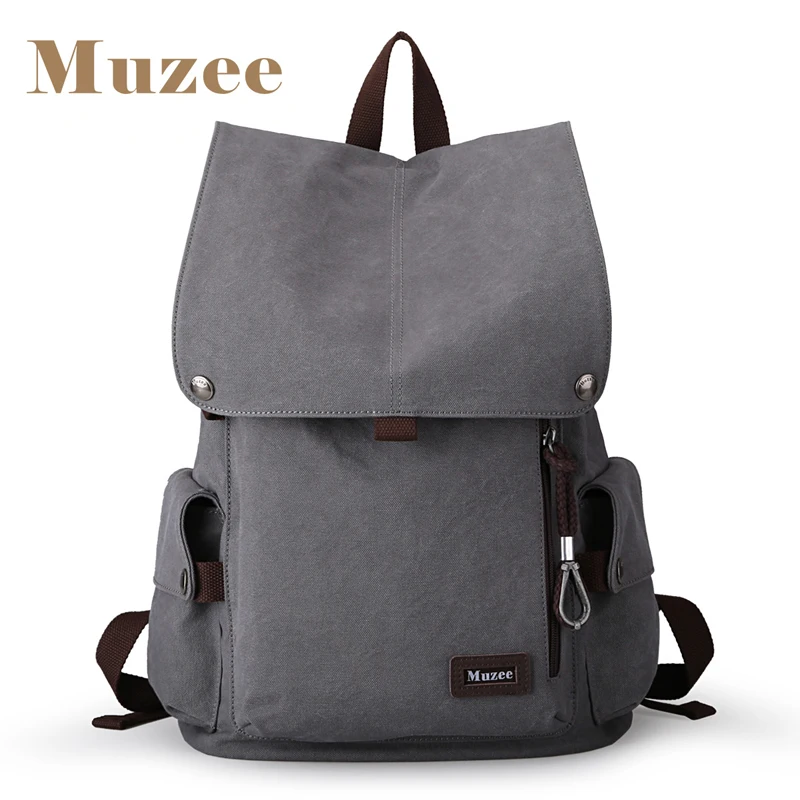 Image 2016 Muzee New Male Canvas Backpack Fashionable Canvas Backpack for Travelling High Capacity School Bag Rucksack Travel Daypack