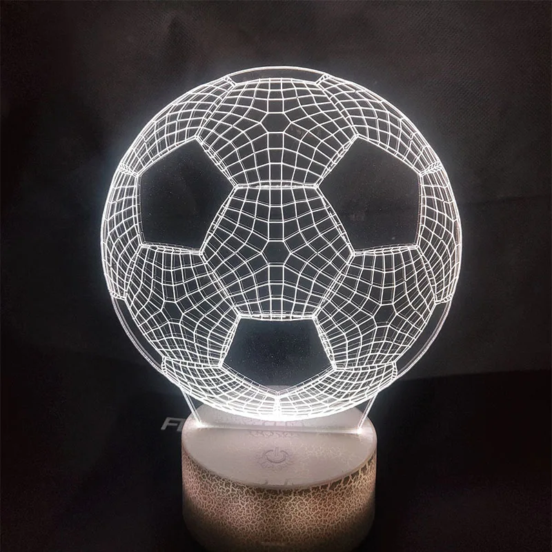 football 3D USB Table Lamp Acrylic LED Night Light Touch 7 Color Party home Decorative Light kids gift Toy
football 3D USB Table Lamp Acrylic LED Night Light Touch 7 Color Party home Decorative Light kids gift Toy