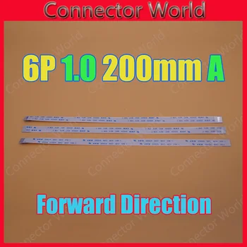 50pcs New FFC FPC flat flexible forward Length 200mm cable 1.0mm Width 7mm pitch 6 pin 6pin 6p Ribbon Flex Cable free shipping
50pcs New FFC FPC flat flexible forward Length 200mm cable 1.0mm Width 7mm pitch 6 pin 6pin 6p Ribbon Flex Cable free shipping