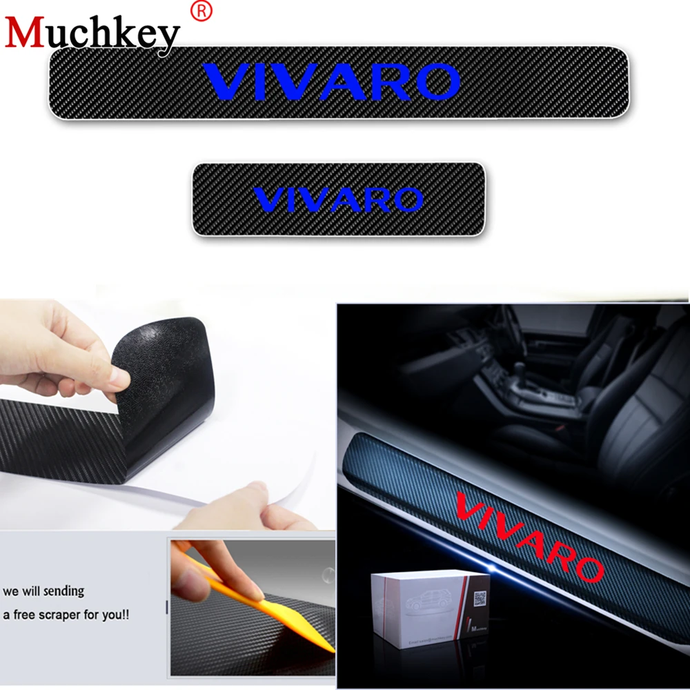 4Pcs Carbon Fiber Vinyl Car Door Protector Scuff Plate Door Sill Guards Car Sticker For Opel VIVARO Car Styling Auto Accessories
4Pcs Carbon Fiber Vinyl Car Door Protector Scuff Plate Door Sill Guards Car Sticker For Opel VIVARO Car Styling Auto Accessories