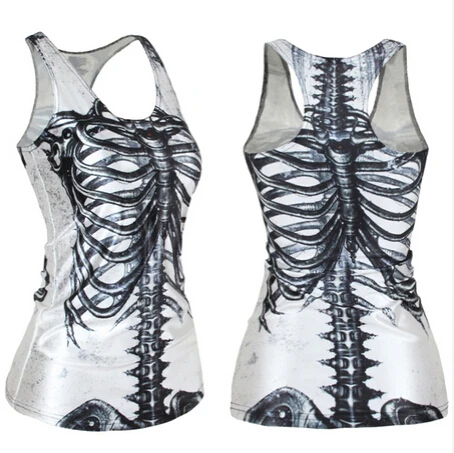 JETTING-Brand Summer New 2017 Women Tanks RIBS 3D Vest Tops Skull Bone Tanks Women Sexy Tank Top 4 Patterns Women Clothing
JETTING-Brand Summer New 2017 Women Tanks RIBS 3D Vest Tops Skull Bone Tanks Women Sexy Tank Top 4 Patterns Women Clothing