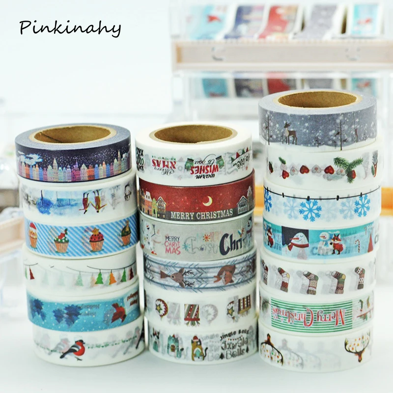 DIY Cute Kawaii Flower/Deer/Snow/Gift Masking Washi Tape Lovely Decorative Adhesive Tape For Home Decoration Diary Free Shipping
DIY Cute Kawaii Flower/Deer/Snow/Gift Masking Washi Tape Lovely Decorative Adhesive Tape For Home Decoration Diary Free Shipping