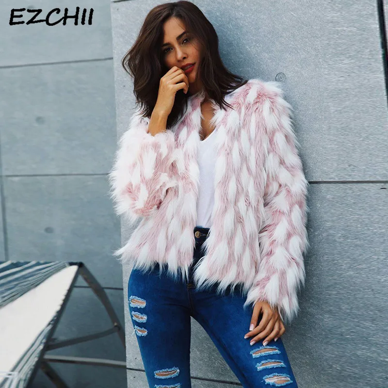 Fluffy Women Fur Coat Winter Woman Coat Pink Party Casual Jacket Fashion Warm Women Clothing 2018 Abrigo Mujer Plus Size 3Xl
Fluffy Women Fur Coat Winter Woman Coat Pink Party Casual Jacket Fashion Warm Women Clothing 2018 Abrigo Mujer Plus Size 3Xl