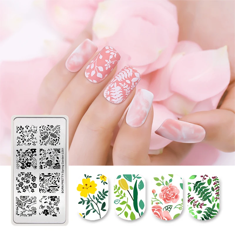 BORN PRETTY Nail Stamping Template Rectangle Flower Leaf Nail Art Image Plate Spring Garden Animal Fox Arrow Cat Butterfly Owl
BORN PRETTY Nail Stamping Template Rectangle Flower Leaf Nail Art Image Plate Spring Garden Animal Fox Arrow Cat Butterfly Owl