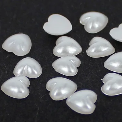 White color Glue on Half Heart Acrylic Imitation Flatback Pearl Beads for Jewelry Making /Nail Art /Phone Gel Polish Decoration
White color Glue on Half Heart Acrylic Imitation Flatback Pearl Beads for Jewelry Making /Nail Art /Phone Gel Polish Decoration