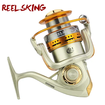 High-speed yumosh wheels spinning fishing reel 6.3:1 13+1BB 2000-7000 series Spinning wheel type Sea Rock lure fishing reels KN
High-speed yumosh wheels spinning fishing reel 6.3:1 13+1BB 2000-7000 series Spinning wheel type Sea Rock lure fishing reels KN