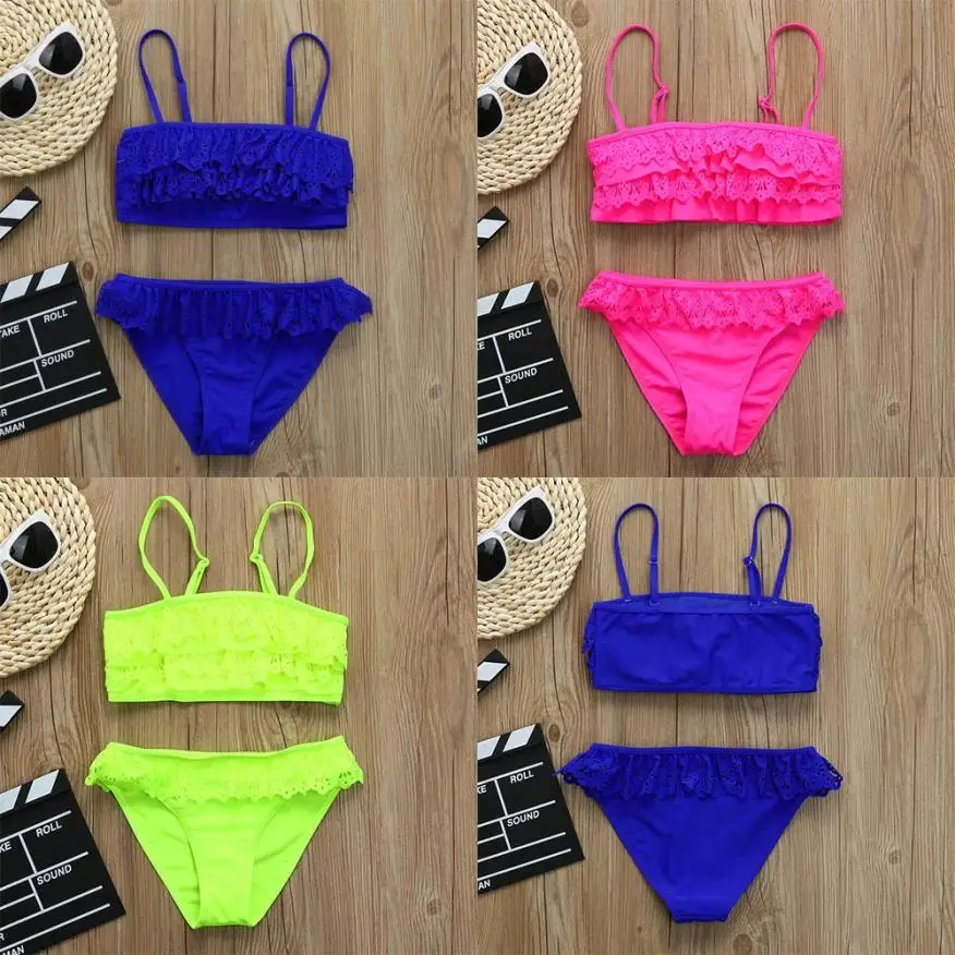 2019 Sexy Bikinis girls Children's clothing set Beach Wear Infant Kids Girls Solid Ruffles Summer Swimwear Swimsuit Bikini Set
2019 Sexy Bikinis girls Children's clothing set Beach Wear Infant Kids Girls Solid Ruffles Summer Swimwear Swimsuit Bikini Set