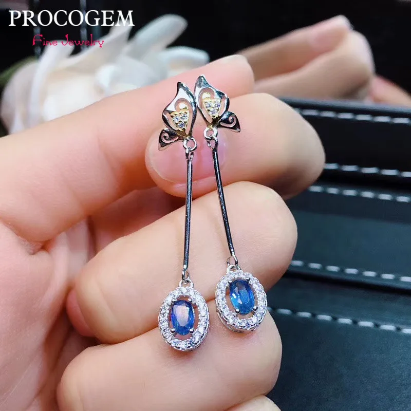 Natural Sri Lanka Sapphire butterfly Drop Earrings for Women Party High quality Genuine gems Fine jewelry 925 Solid Silver #398
Natural Sri Lanka Sapphire butterfly Drop Earrings for Women Party High quality Genuine gems Fine jewelry 925 Solid Silver #398