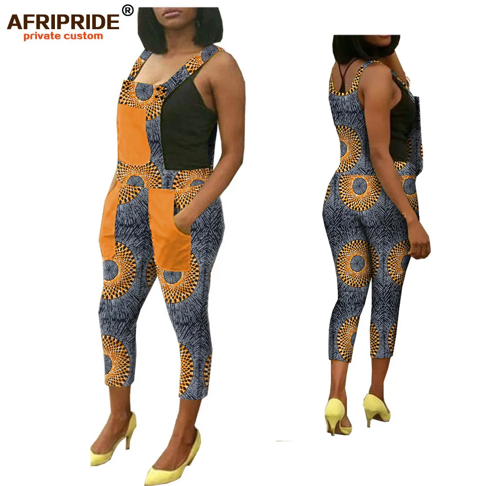 2019 spring&autumn african print overall pants for women AFRIPRIDE tailor made ankle length women casual overall pants A1821006
2019 spring&autumn african print overall pants for women AFRIPRIDE tailor made ankle length women casual overall pants A1821006