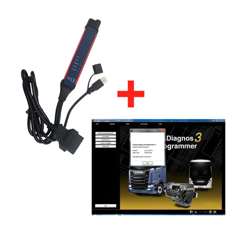 Diagnostic Programming Tool V2.36 VCI-3 VCI3 SDP3 Scanner Wifi for Scania Truck Wireless Multi-language
Diagnostic Programming Tool V2.36 VCI-3 VCI3 SDP3 Scanner Wifi for Scania Truck Wireless Multi-language