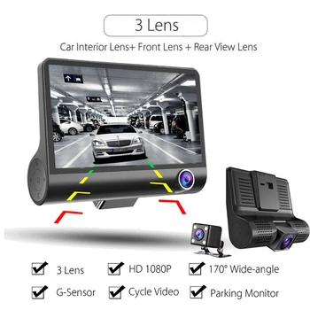 Cncool Auto Full HD 1080P Car DVR 170 Degree Wide 4.0 Inch Three-way Dash Cam Car Camera Angle Video Recorder G-Sensor Display
Cncool Auto Full HD 1080P Car DVR 170 Degree Wide 4.0 Inch Three-way Dash Cam Car Camera Angle Video Recorder G-Sensor Display