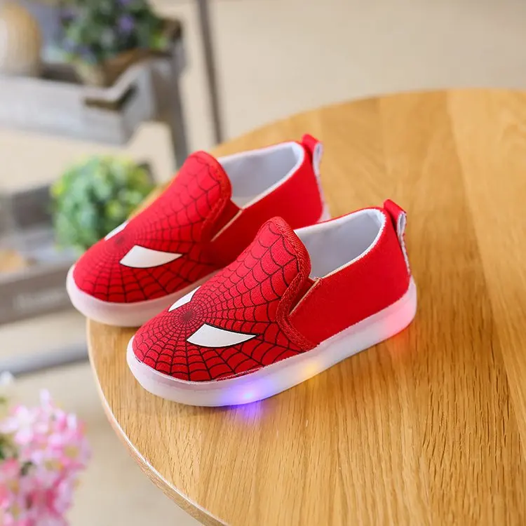 YPYUNA Children Shoes New Spring Autumn Canvas Spiderman Flasher Fashion Sports Sneakers For Kids Sport Brand Light Boys Shoes
YPYUNA Children Shoes New Spring Autumn Canvas Spiderman Flasher Fashion Sports Sneakers For Kids Sport Brand Light Boys Shoes