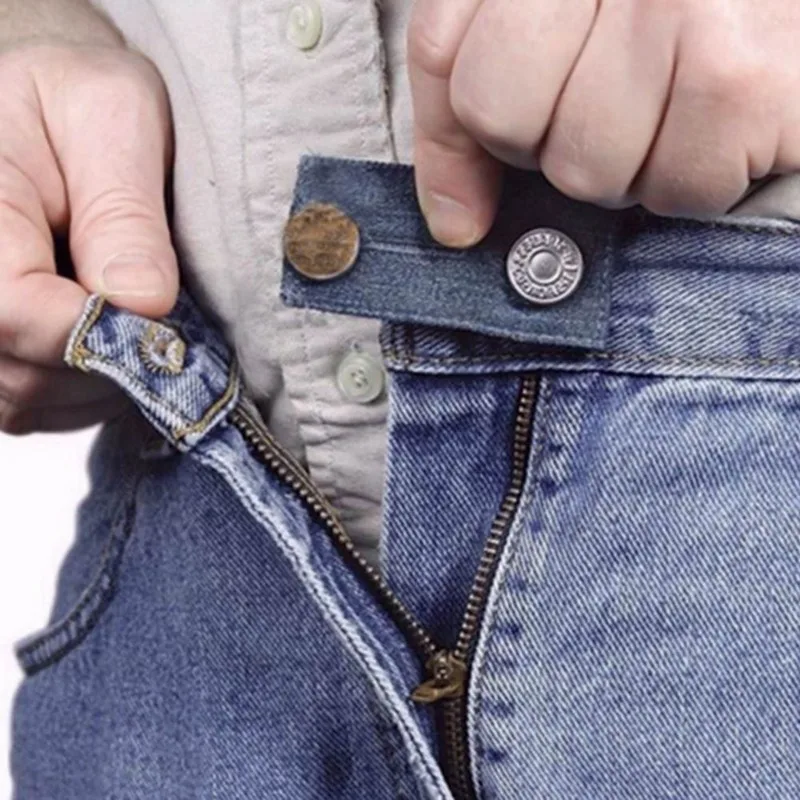 New Jeans Waistband Enlarged Belt Waist Accessory Extension Buckle Button Extender for Pants Trousers Shorts
New Jeans Waistband Enlarged Belt Waist Accessory Extension Buckle Button Extender for Pants Trousers Shorts