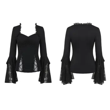 Darkinlove Women's Gothic Lacey Knitted Top with Tasseled Sleeves Shirt Princess Cut Gothic Long Sleeve Party Tops
Darkinlove Women's Gothic Lacey Knitted Top with Tasseled Sleeves Shirt Princess Cut Gothic Long Sleeve Party Tops