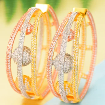 GODKI Luxury Disco Ball MAXI Hoop Earrings For Women Earrings in Jewelry Charms Elegant Full Mirco Cubic Zircon Dubai Wedding
GODKI Luxury Disco Ball MAXI Hoop Earrings For Women Earrings in Jewelry Charms Elegant Full Mirco Cubic Zircon Dubai Wedding