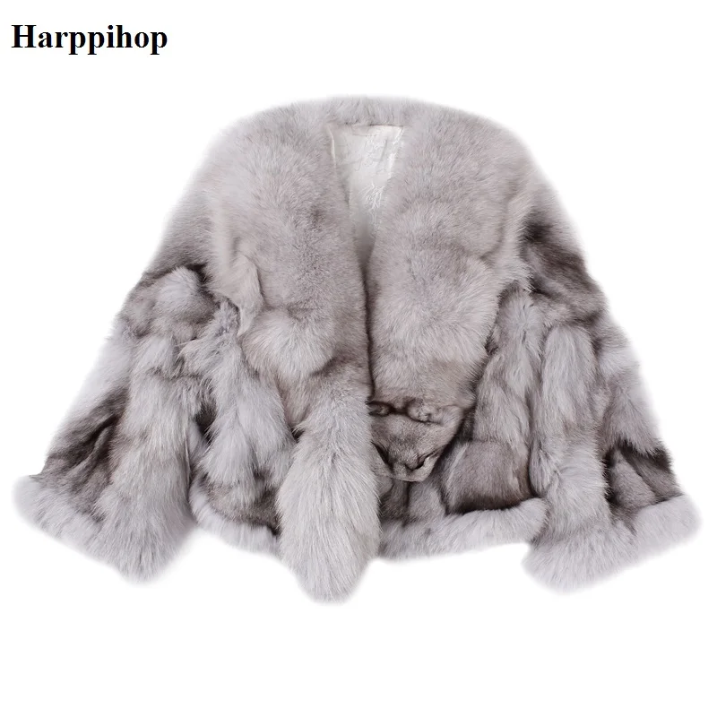Women's Real Fox Fur Coat Luxury Big Fox Fur Collar Solid Casual Winter Thick Warm Jacket Harppihop fur European fox fur
Women's Real Fox Fur Coat Luxury Big Fox Fur Collar Solid Casual Winter Thick Warm Jacket Harppihop fur European fox fur