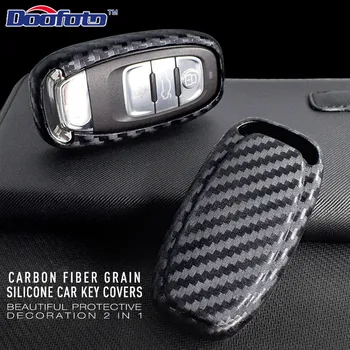 Doofoto Carbon Fiber Key Protection Covers for Audi A4 A5 A6 A7 A8 R8 B6 B7 B8 TT S5 S6 S7 S8 SQ5 Q5 Q7 Car Accessories styling
Doofoto Carbon Fiber Key Protection Covers for Audi A4 A5 A6 A7 A8 R8 B6 B7 B8 TT S5 S6 S7 S8 SQ5 Q5 Q7 Car Accessories styling