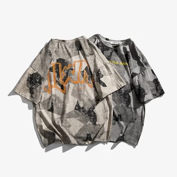 2019 Spring And Summer New Chinese Style Men's Comfortable High Quality Super Fire Harajuku Camouflage Cotton Loose T-shirt
2019 Spring And Summer New Chinese Style Men's Comfortable High Quality Super Fire Harajuku Camouflage Cotton Loose T-shirt