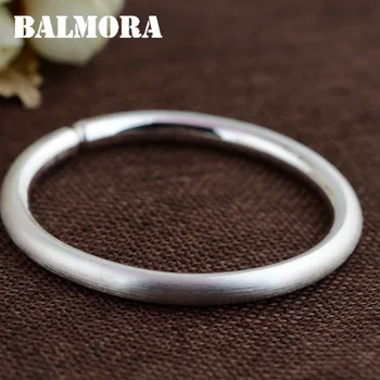 BALMORA 999 Pure Silver Simple Open Bangles for Women Men Gift Classic Fashion Silver Jewelry About 18cm Bracelet Pulsera SZ0233
BALMORA 999 Pure Silver Simple Open Bangles for Women Men Gift Classic Fashion Silver Jewelry About 18cm Bracelet Pulsera SZ0233