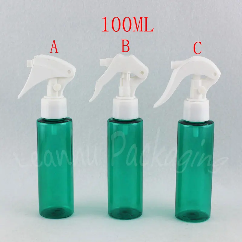 100ML Green Plastic Bottle With Trigger Spray Pump , 100CC Makeup Water / Toner Sub-bottling , Empty Cosmetic Container
100ML Green Plastic Bottle With Trigger Spray Pump , 100CC Makeup Water / Toner Sub-bottling , Empty Cosmetic Container