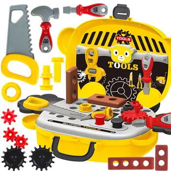 Children Toys Pretend Play Toys Kid Workbench Repairing Tool Toy Kit(19 Pcs/set)
Children Toys Pretend Play Toys Kid Workbench Repairing Tool Toy Kit(19 Pcs/set)