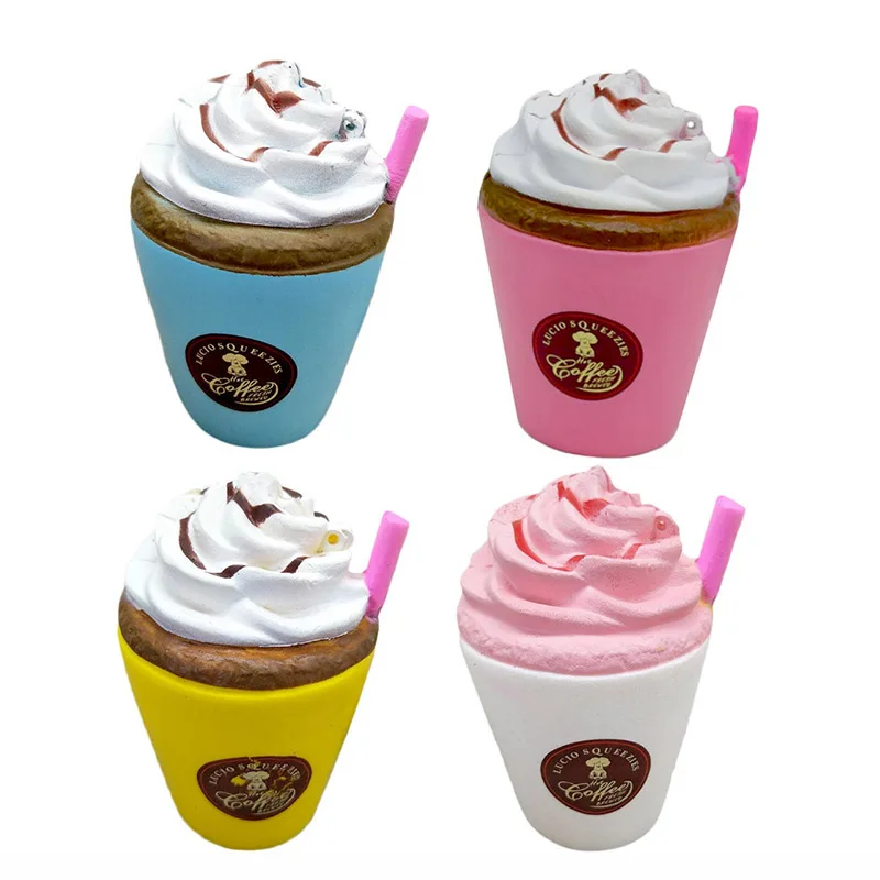 Kawaii Cartoon Soft Squishy Simulation Milk Ice Cream Coffee Cup Toy Slow Rising For Children Relieves Stress Anxiety
Kawaii Cartoon Soft Squishy Simulation Milk Ice Cream Coffee Cup Toy Slow Rising For Children Relieves Stress Anxiety
