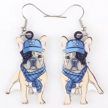 Bonsny Cute Dangle Pug Dog Acrylic Earrings Pattern Long Drop Earrings Fashion Jewelry For Women 2015 News Style Accessories
Bonsny Cute Dangle Pug Dog Acrylic Earrings Pattern Long Drop Earrings Fashion Jewelry For Women 2015 News Style Accessories