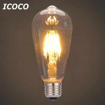 ICOCO Bulb Vintage Filament Industrial Style Lamp LED Light Bulb E27 Warm Yellow Light For Indoor Outdoor Home Decor ST64
ICOCO Bulb Vintage Filament Industrial Style Lamp LED Light Bulb E27 Warm Yellow Light For Indoor Outdoor Home Decor ST64