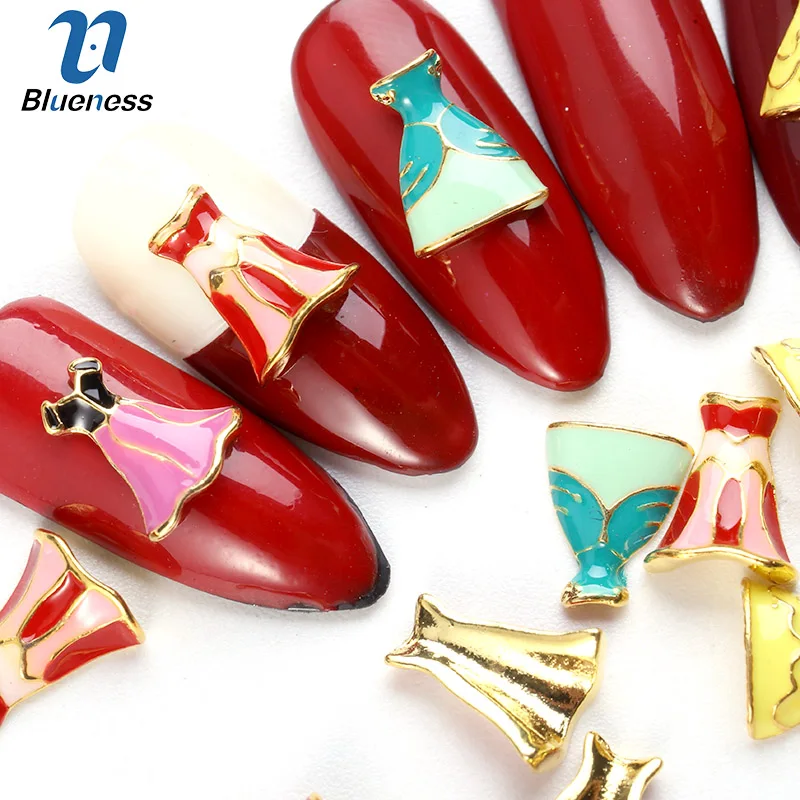 Blueness 10pcs/lot 3D Nail Art Decoration Glitter Alloy For Nails Princess Dress Rhinestones Design Manicure Jewelry Nail Studs
Blueness 10pcs/lot 3D Nail Art Decoration Glitter Alloy For Nails Princess Dress Rhinestones Design Manicure Jewelry Nail Studs