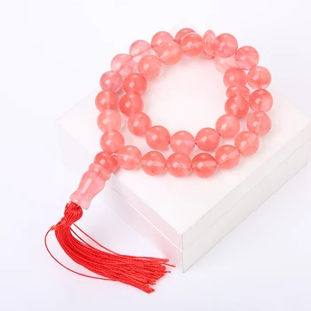 10-12mm Natural Stone Pink Encrusted Tassel Pendant 33 Prayer Beads Islamic Muslim Tasbih Allah Mohammed Rosary For Women Men 3A
10-12mm Natural Stone Pink Encrusted Tassel Pendant 33 Prayer Beads Islamic Muslim Tasbih Allah Mohammed Rosary For Women Men 3A