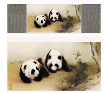 Panda painting traditional Chinese Art Painting silk scroll panda art painting Chinese wash paintingPrinted painting
Panda painting traditional Chinese Art Painting silk scroll panda art painting Chinese wash paintingPrinted painting