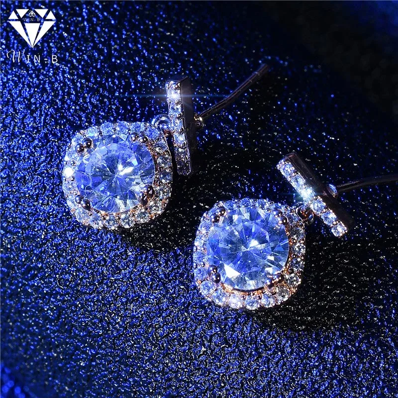 WIN-B Fashion Earrings For Women Droplets AAA Cubic Zirconia Jewelry Stud Earrings Female Piercing Brincos Dress Accessories
WIN-B Fashion Earrings For Women Droplets AAA Cubic Zirconia Jewelry Stud Earrings Female Piercing Brincos Dress Accessories