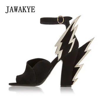 JAWAKYE Stylish Flamed Wing Sandals High Heel Covered Open Toe Sandals Summer Party Shoes Women
JAWAKYE Stylish Flamed Wing Sandals High Heel Covered Open Toe Sandals Summer Party Shoes Women