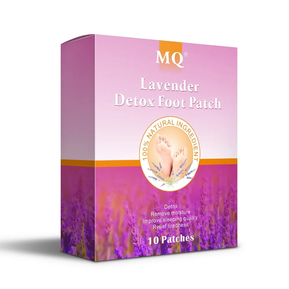 MQ 10 Pieces/ Box Lavender Essential Oil Bamboo Vinegar Detox Foot Patch Adhesive Detox Slim Foot Care Plaster
MQ 10 Pieces/ Box Lavender Essential Oil Bamboo Vinegar Detox Foot Patch Adhesive Detox Slim Foot Care Plaster