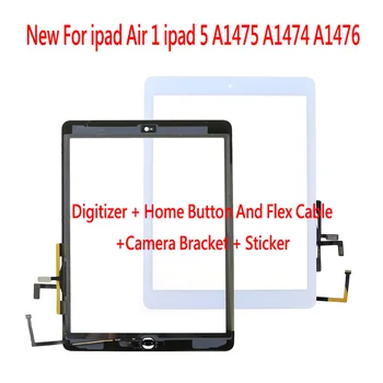 10 Pcs New TP For iPad 5 For iPad Air 1Touch Screen A1474 A1475 A1476 Digitizer with Home Button Glass Sticker Front DHL Free
10 Pcs New TP For iPad 5 For iPad Air 1Touch Screen A1474 A1475 A1476 Digitizer with Home Button Glass Sticker Front DHL Free