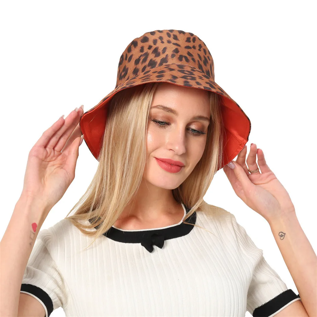 Fashion Summer Hat Spring And Leopard Print Foldable Wide Brim Sunshade Fisherman Chapeau Femme Ete2019 Hot Sale
Fashion Summer Hat Spring And Leopard Print Foldable Wide Brim Sunshade Fisherman Chapeau Femme Ete2019 Hot Sale