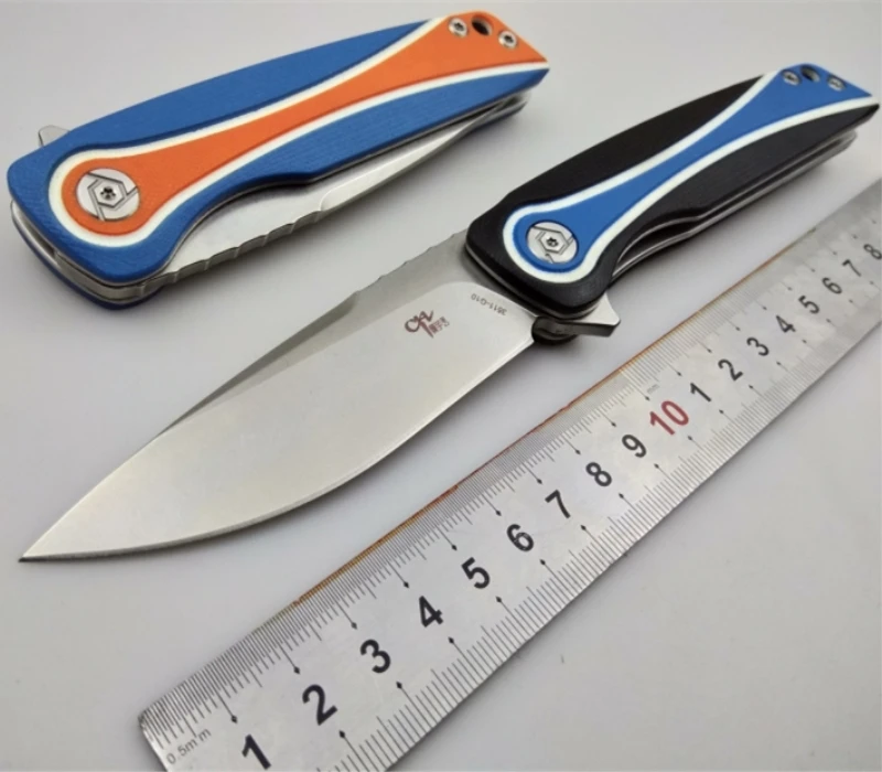Newest knife folding D2 blade CH3511 pocket tactical knives flipper G10 handle camping hunting survival knives fishing EDC tools
Newest knife folding D2 blade CH3511 pocket tactical knives flipper G10 handle camping hunting survival knives fishing EDC tools