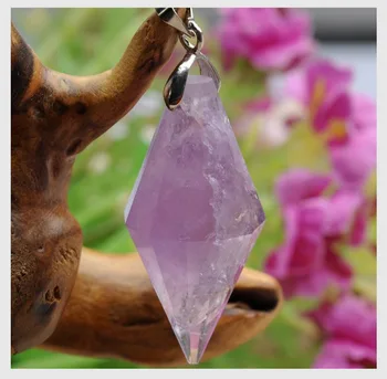 Natural AmethystSpirit pendulum pendant double point spirit pendulum mystical power Gemini
Natural AmethystSpirit pendulum pendant double point spirit pendulum mystical power Gemini