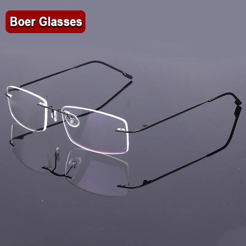 New lightest Men's rimless stainless steel eyeglasses glasses RXable spectacle optical frame 763
New lightest Men's rimless stainless steel eyeglasses glasses RXable spectacle optical frame 763
