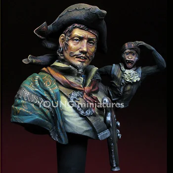 DIY 1/10 BUST Resin Figure Model Kit Character Model Historical Role Pirate X107
DIY 1/10 BUST Resin Figure Model Kit Character Model Historical Role Pirate X107